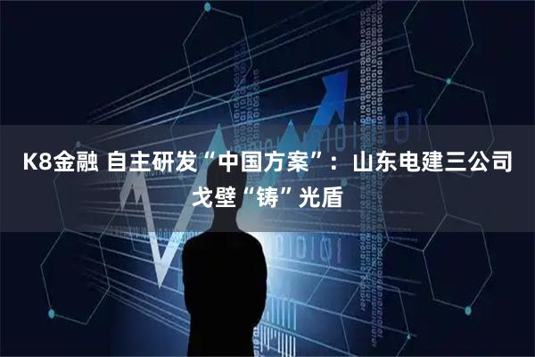 K8金融 自主研发“中国方案”：山东电建三公司戈壁“铸”光盾